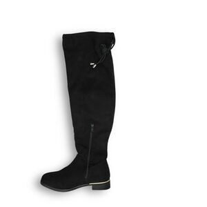 NWOT Dream Pairs Womens Over The Knee High Riding Boots Black Size 6.5
